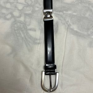 Vintage 1996 Talbots Genuine Leather Black Belt